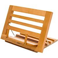 Exerz Soportes para Libros de Cocina-Soporte de Madera para Leer Libros de Cocina-Soporte para Recetario de Cocina…